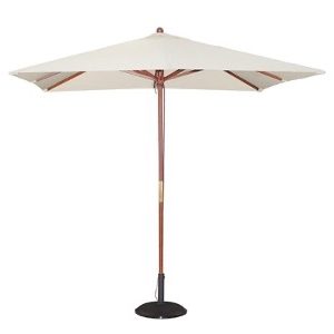 Grand parasol blanc