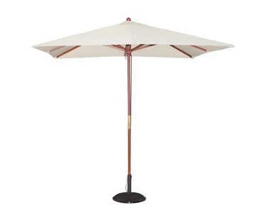 Grand parasol blanc