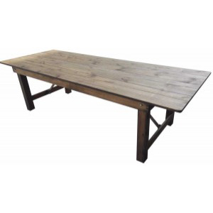 Table en bois bohème