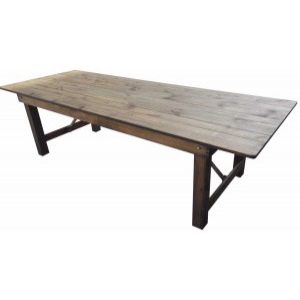 Table en bois bohème