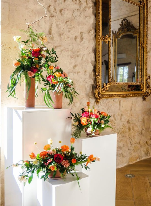 vases terre cuite pour les événements et mariages par Loc'N Chic dans les Landes et le Pays basque