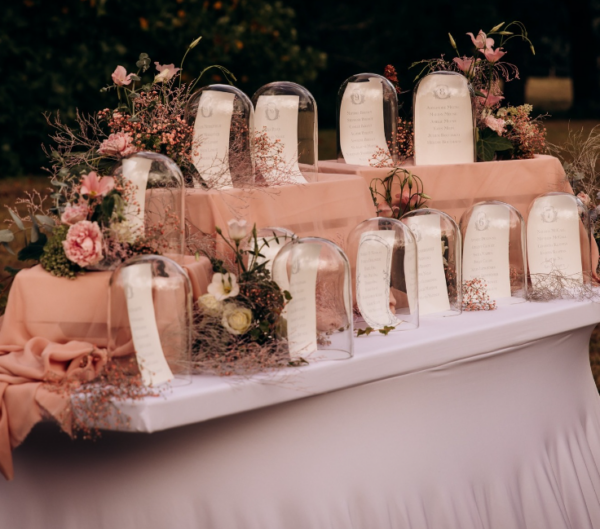 Cloche verre pour les événements et mariages par Loc'N Chic dans les Landes et le Pays basque