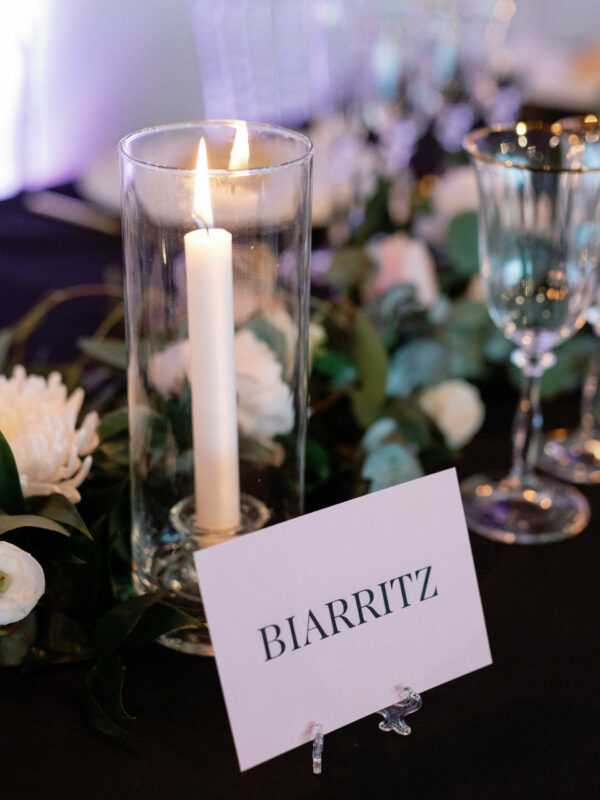 Photophore verre et bougeoir verre pour les événements et mariages par Loc'N Chic dans les Landes et le Pays basque